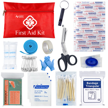 Kit Trauma Camping - Bolsa táctical con material primeros auxilios (🚨+⛑️)