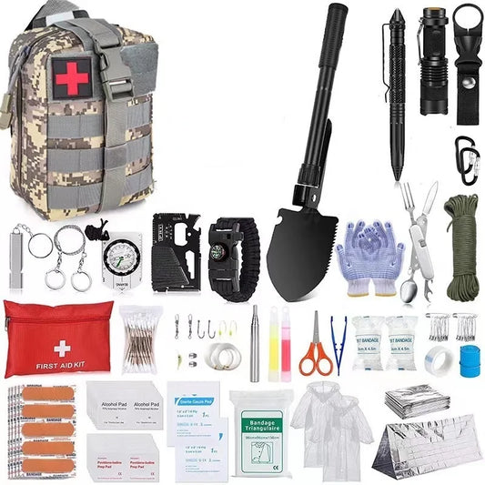Kit Emergencia Premium - Equipo médico esencial para aventuras (🆘+🎒)
